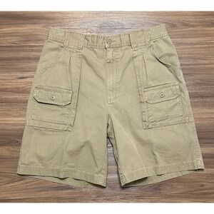 Cabela's 7 Pocket Hiker Cargo Utility Shorts Khaki Tan Men's Size 33